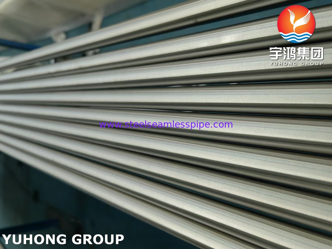 ASTM A249 TP304 Bụi hàn thép không gỉ Đẹp lò sưởi cho máy trao đổi nhiệt nồng độ