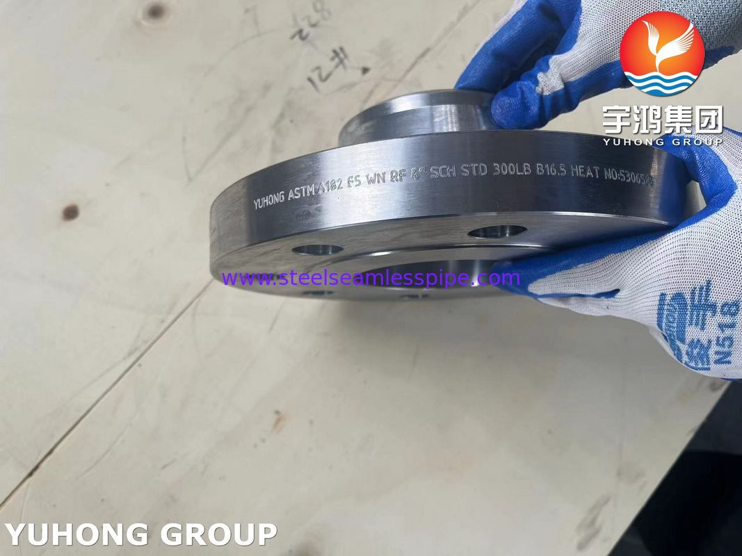ASTM A182 F5 Hợp kim thép Flange đúc hàn cổ nâng mặt B16.5