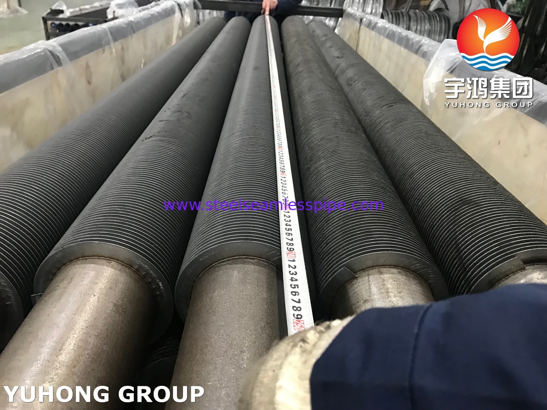 ASTM A213 T9 Lớp thép HFW Fin Tube cho tình huống áp suất cao của máy tiết kiệm