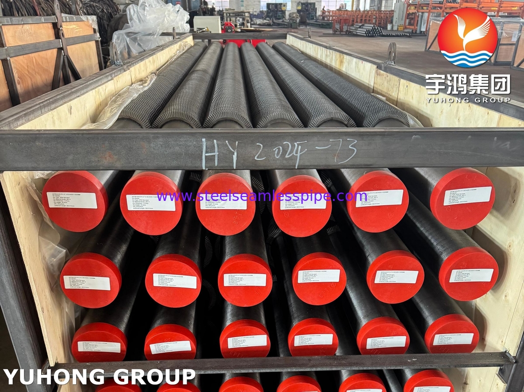ASTM A335 P11 kim loại hợp kim thép cao tần số hàn ống vây sợi cho HRSG và nồi hơi
