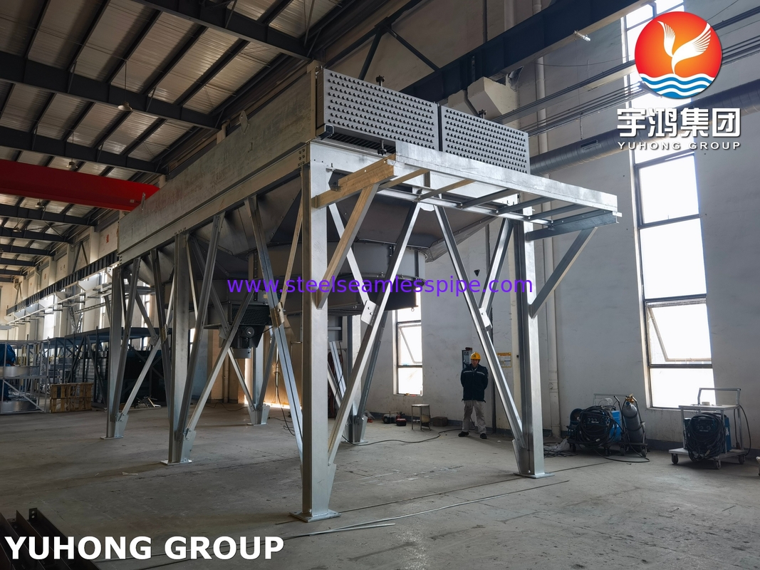 Air Blast Type Horizontal Air Cooled Heat Exchanger Embedded G Fin Tube API 661 ASME VIII Div.1, ISO 13706