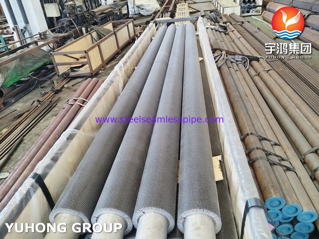 ASTM A312 TP304H ống vây rắn để trao đổi nhiệt và làm mát lò phản ứng