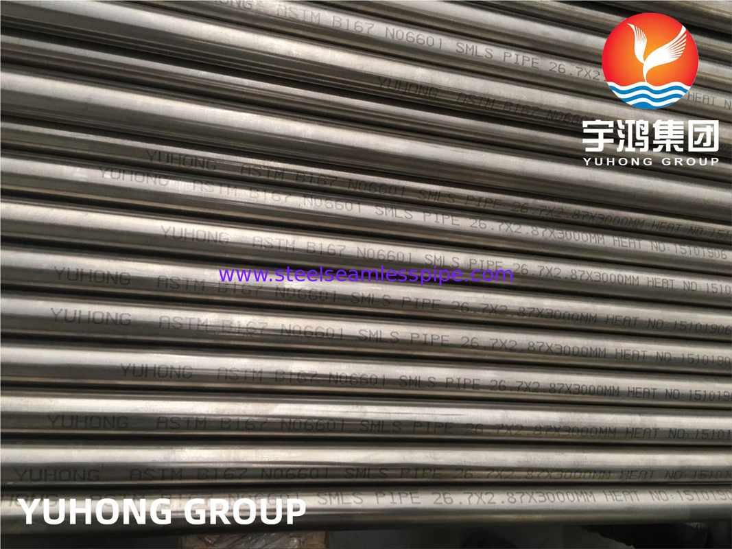 ASTM B167 Inconel 690 N06690 ống liền mạch cho chuyển nhiệt máy phát hơi