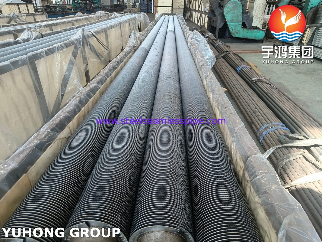 Thép hợp kim HFW tần số cao hàn ống vây rắn ASME SA213 T5 T9 T11 T12 Ứng dụng máy sưởi nồng nhiệt nồi hơi