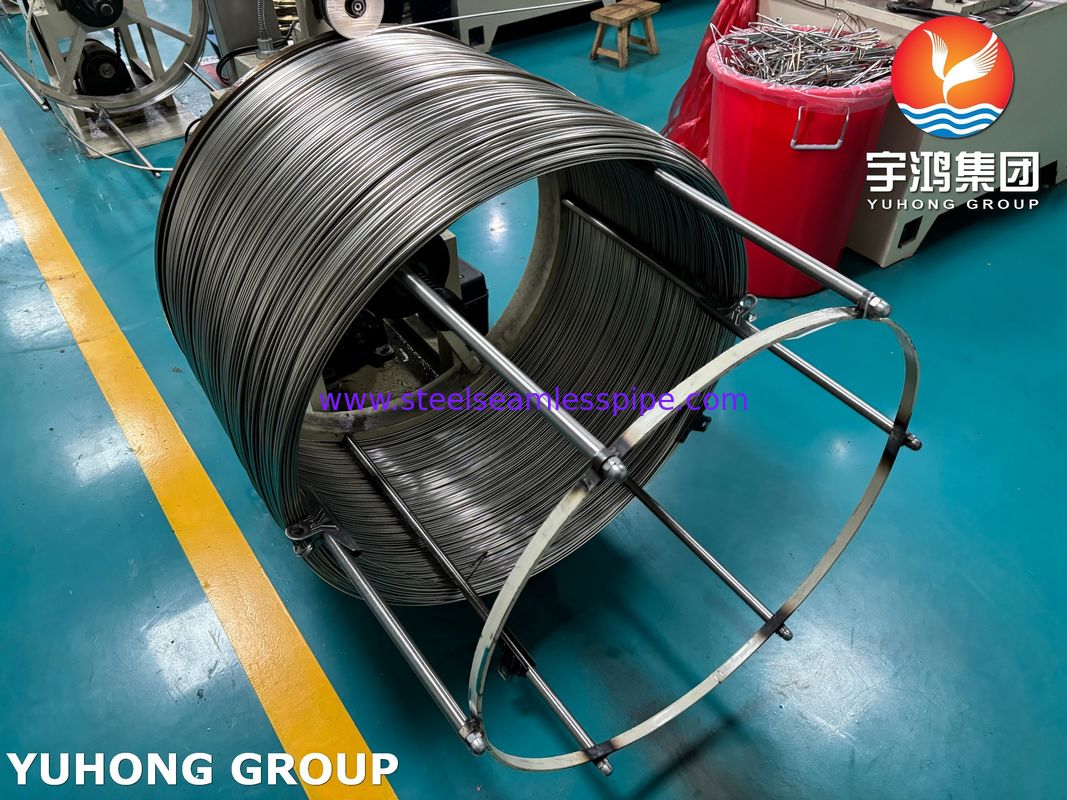 ISO9626 SUS304 Bụi vỏ xoắn bằng thép không gỉ cho ống kim y tế