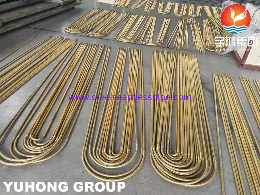 B359 C44300 C44500 đồng hợp kim ống U cong cánh thấp cho máy trao đổi nhiệt ASTM B154-16