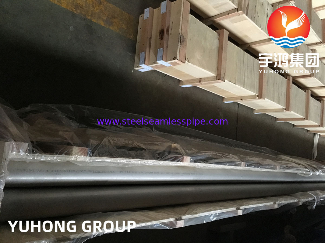 ASTM A312 / ASME SA312 TP347H ống không thô không may cho ngành công nghiệp hóa chất nồi hơi