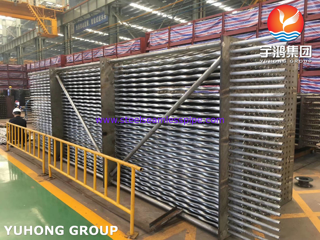 ASTM A312 TP310S ống ống thép không gỉ lồi cho máy trao đổi nhiệt