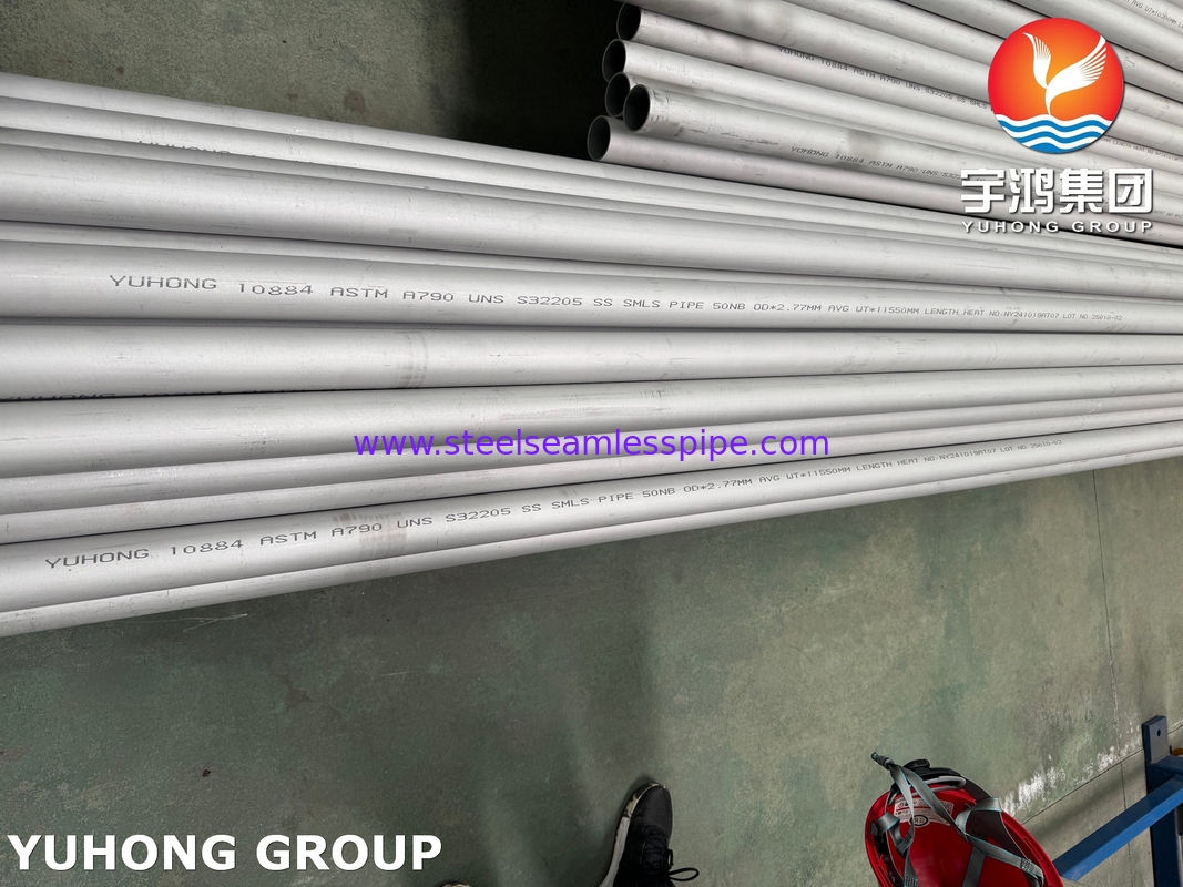 ASTM A790 / ASME SA790 S32205 Ống thép song song không may cho dầu khí công nghiệp