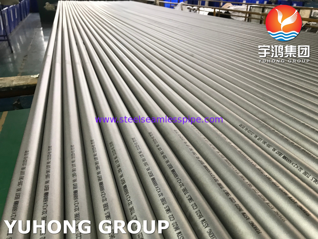 Vòng ống liền mạch hợp kim niken ASTM B622 Hastelloy C22 UNS N06022 Đối với tàu lò phản ứng