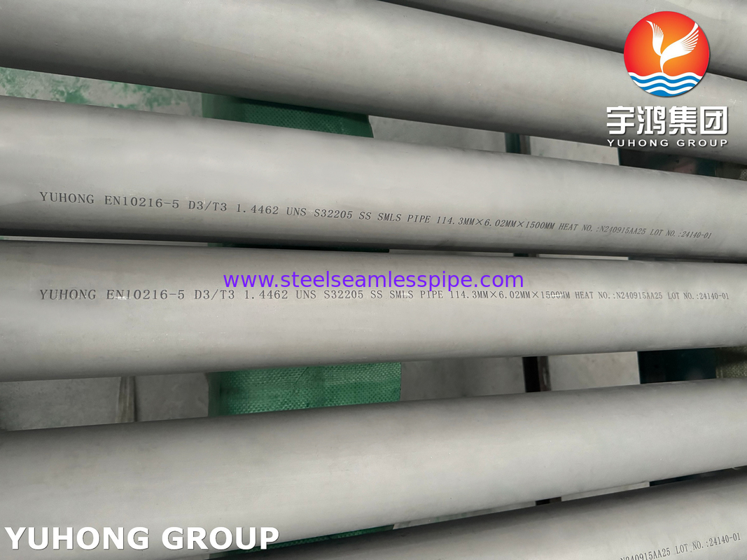 EN 10216-5 UNS32205 ống thép không gỉ kép