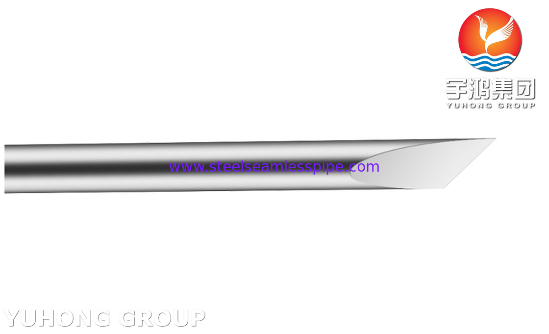 Ống kim lõi đặc vát bằng thép không gỉ ISO9626 304 Kim chích máu để lấy mẫu