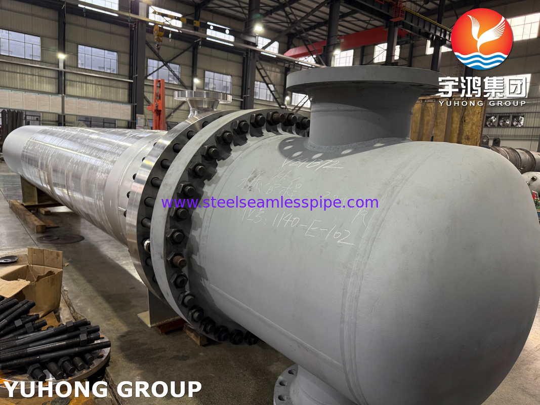 Bộ trao đổi nhiệt đầu nổi loại AES ASME SA240 SS316L Vỏ Với Ống ASME SA213 TP316L