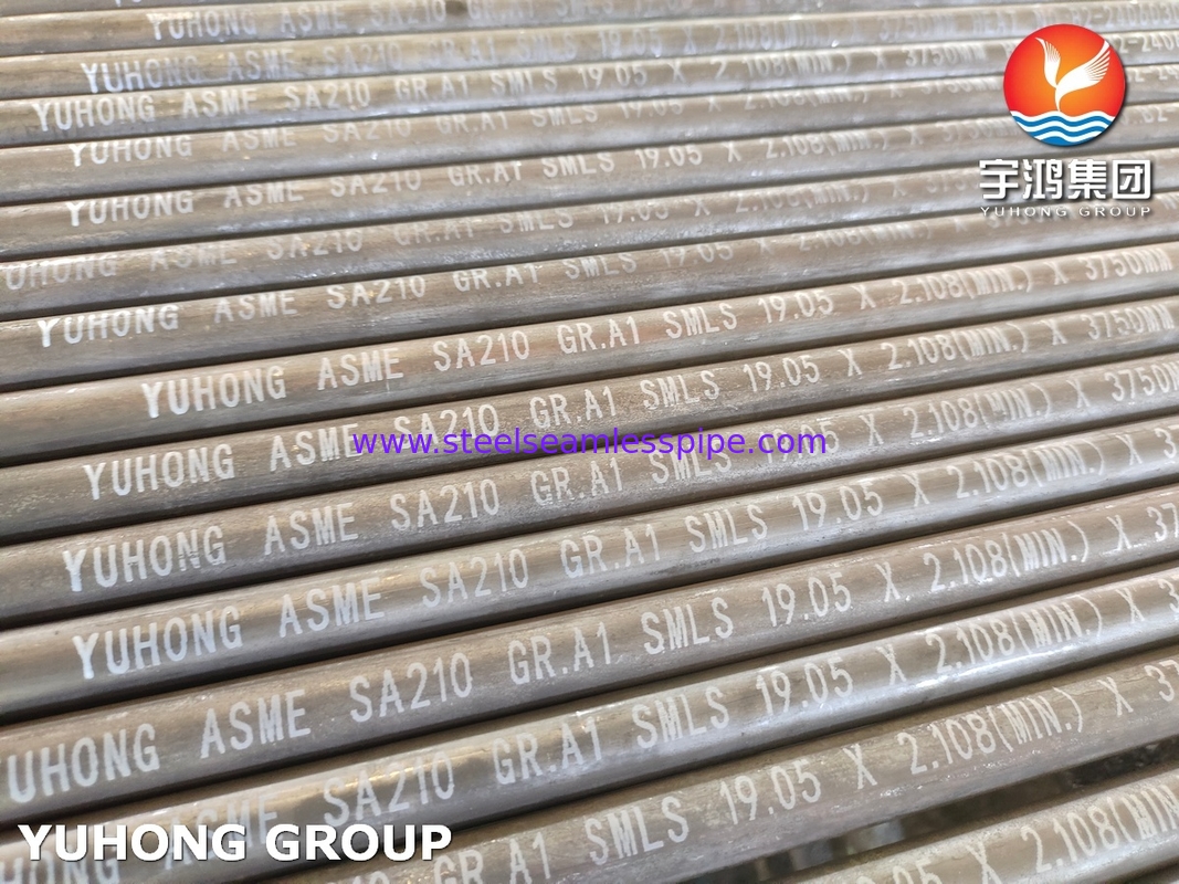 ASTM A210 / ASME SA210 Gr A1 ống thép carbon trung bình liền mạch cho tường tối thiểu nồi hơi