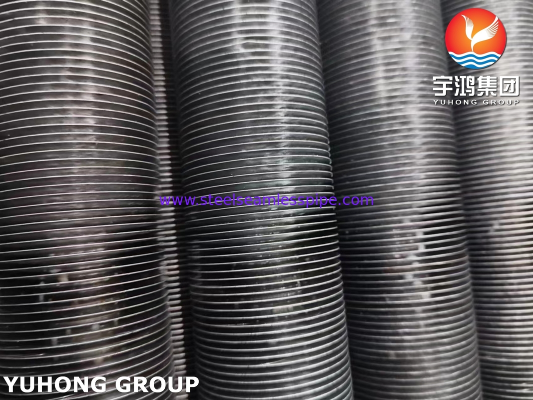 Ống tản nhiệt kiểu L liền mạch bằng thép carbon ASME SA179 với cánh nhôm 1060