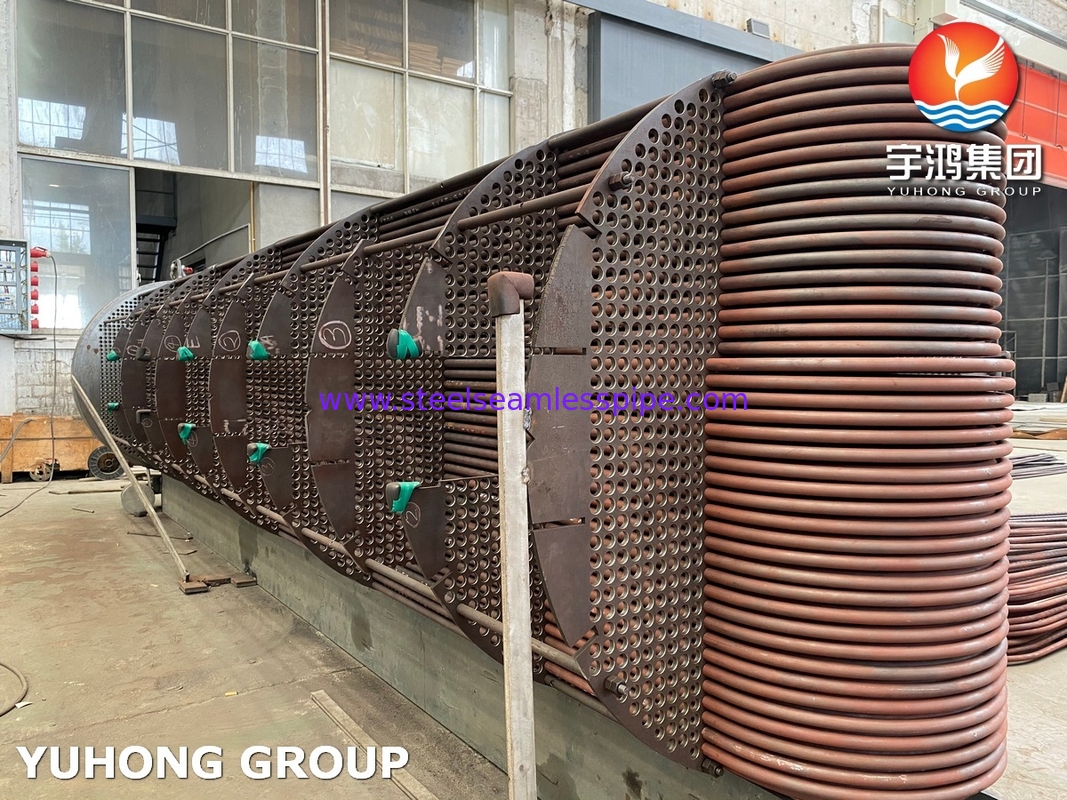 TEMA Class R Exchanger: Carbon Steel Seamless Tubes Bundle, 1,5 × Hydrotest theo ASME Sec VIII