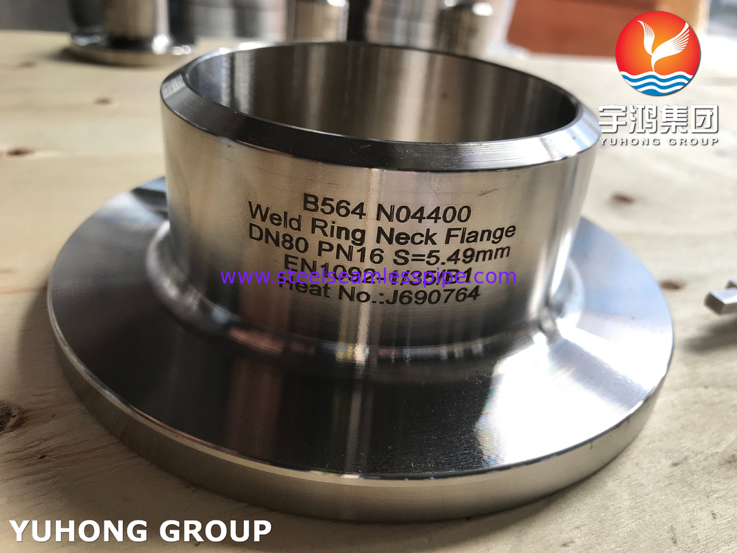 Mặt bích N04400 WNRF tuân thủ ASTM B564 Mặt bích chống ăn mòn hiệu suất cao