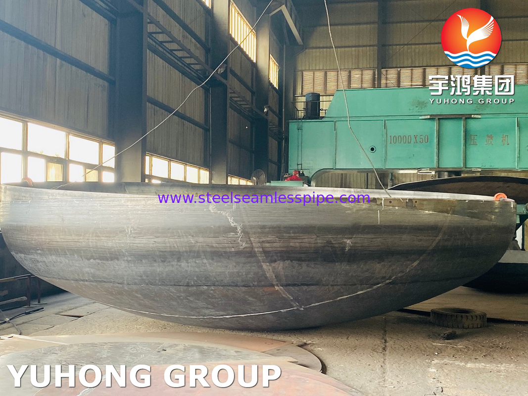 Đầu elip ASME U Stamp 2:1 Q245R được chứng nhận NACE cho các bình chứa dịch vụ chua trong nhà máy lọc dầu