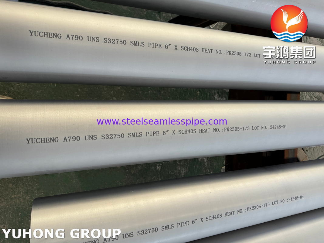 ASTM A790 UNS S32750 Bơm thép không gỉ Austenitic Super Duplex không gỉ liền mạch cho các ứng dụng dầu khí