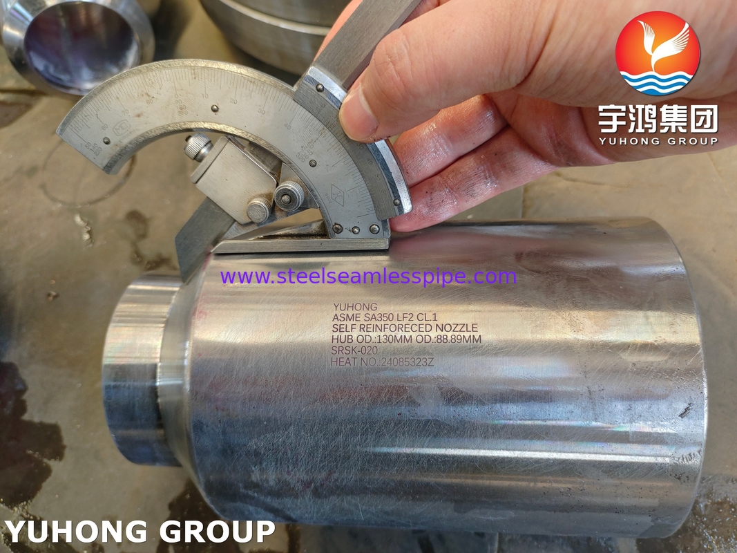Vòi phun tự gia cường ASTM A350 LF2 cho Bình và Hệ thống Áp suất Đông lạnh