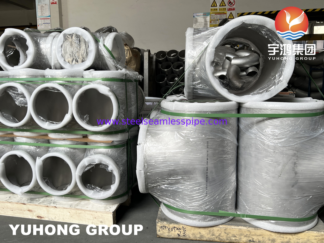 Duplex Alloy Steel Equal Tee, A815 S32750 / SAF 2507 Butt-Weld Fitting, Hệ thống khử muối nước biển