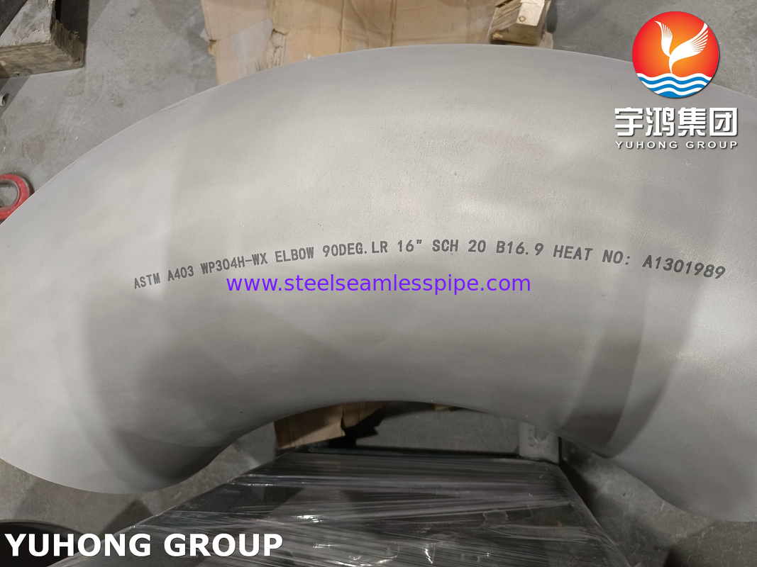 Thép không gỉ BUTT WELD FITNING 90° LR ELBOW CON.REDUCER A403 WP304H B16.9