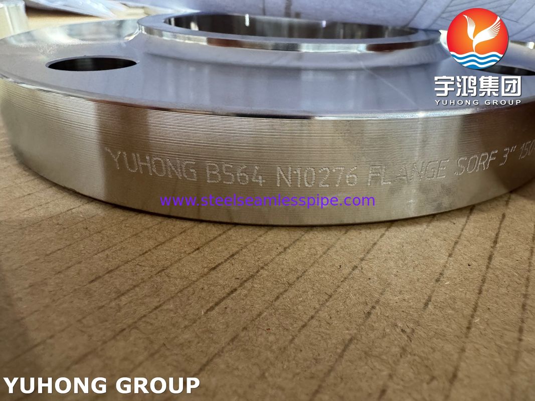 ASTM B564 UNS N10276 C276 Slip On RF FLANGE cho chất thải công nghiệp nguy hiểm