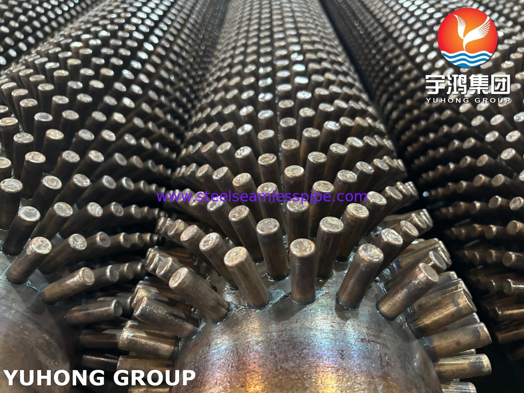 ASTM A106 GR.B ống vây đục bằng thép cacbon cho máy tiết kiệm và siêu sưởi