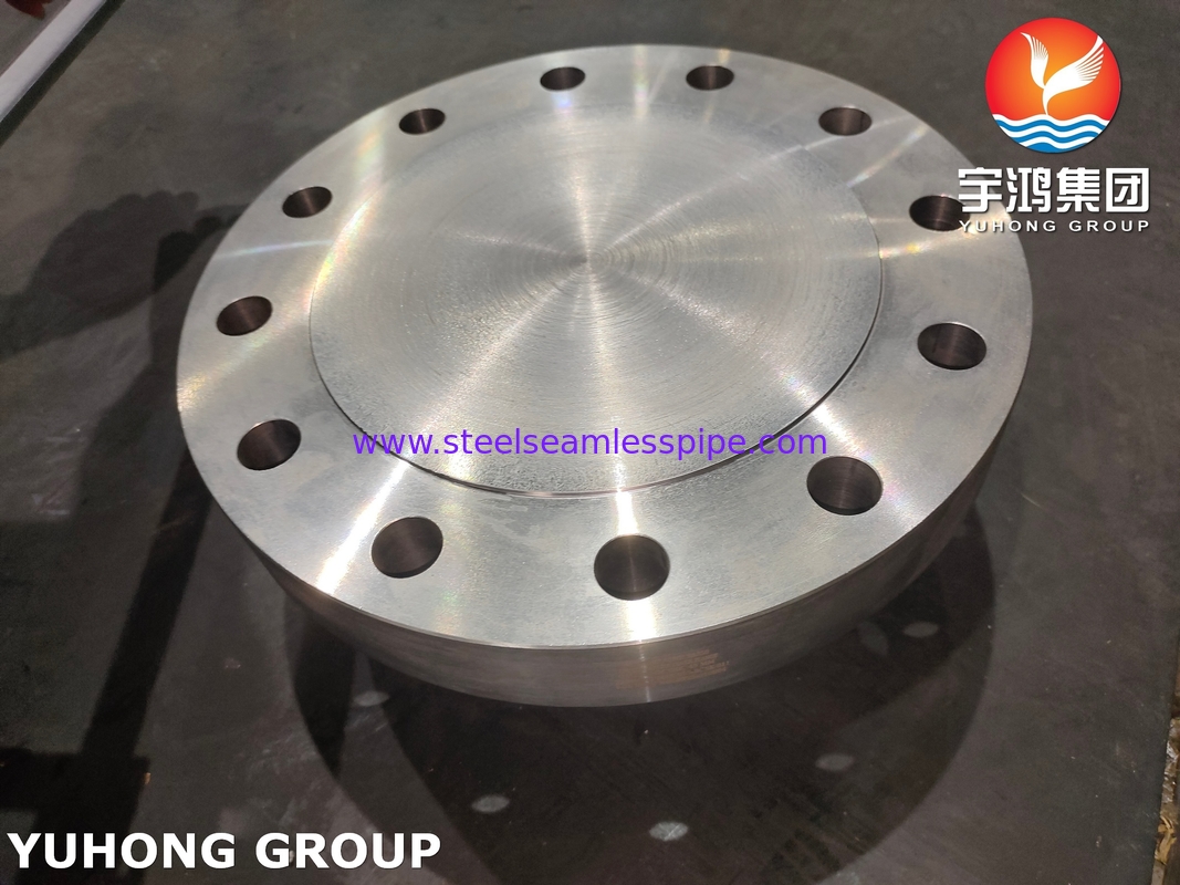 Mặt bích nắp chụp vòi phun bằng thép carbon rèn ASME SA350 LF2 Class 1 cho hệ thống đường ống