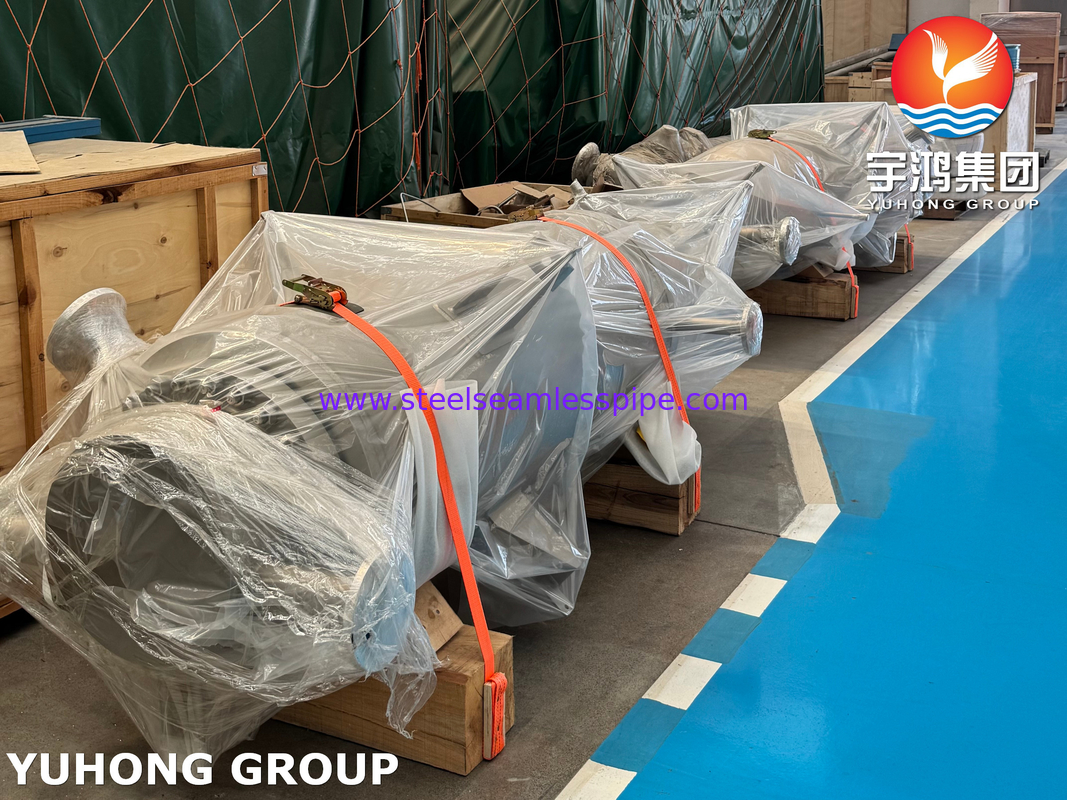 ASME VIII-1 Bộ trao đổi nhiệt dạng chữ U bọc UNS N06600 cho quy trình Chlor-Alkali NACE MR0175​