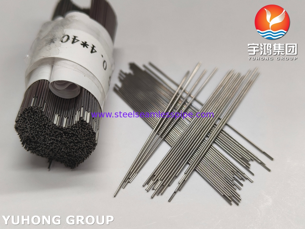 Ống kim tưới SUS304 cho điều trị ống tủy, Đầu khía vát một nửa, 27G