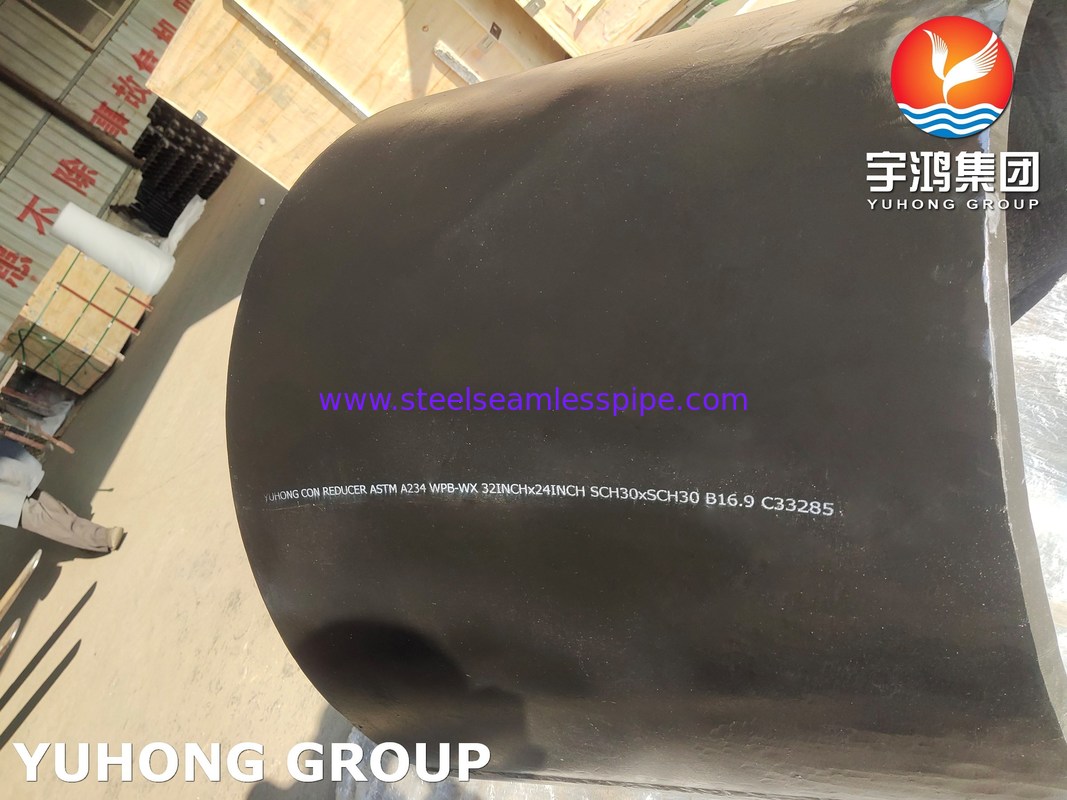 Phụ kiện đường ống hàn mông ASTM A234 WPB -WX Dầu khí Hóa chất B16.9 Phân bón