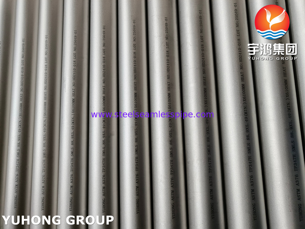 Ống thép không gỉ Austenitic liền mạch ASTM A376 TP347H cho dịch vụ nhiệt độ cao của nhà máy điện​