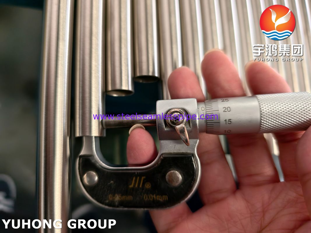 Ống thép liền mạch hợp kim niken ASME SB163 N08810 cho dịch vụ nhiệt độ và áp suất cao