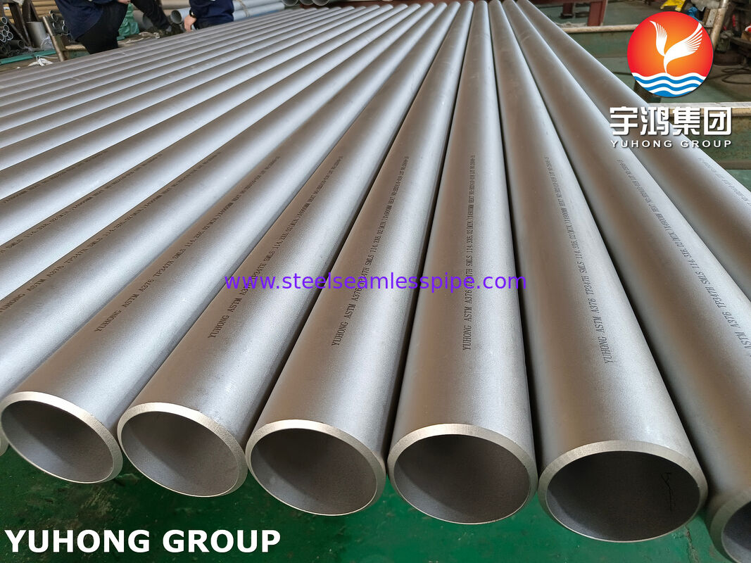 ASTM A376 TP347H Stainless Steel Seamless Pipe Bụi công nghiệp sơn sơn cho nhà máy điện
