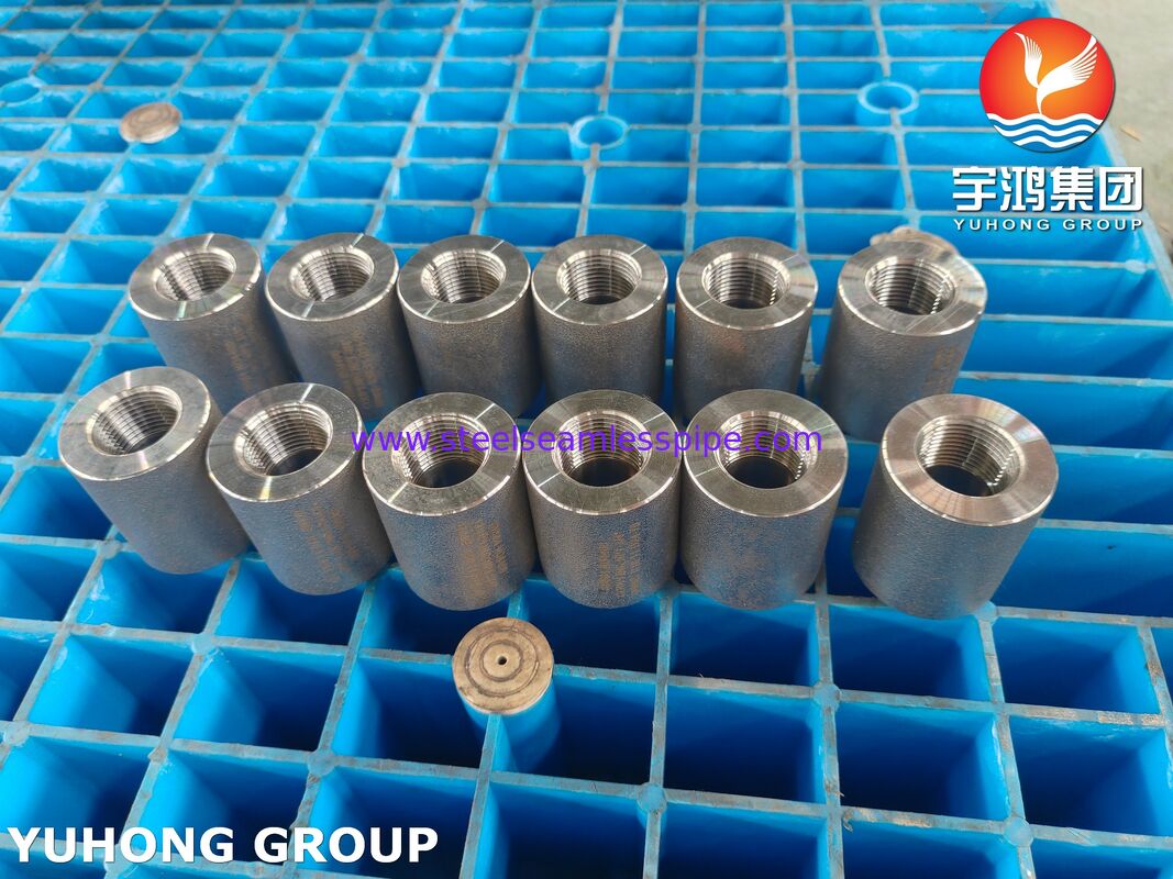Nickel Alloy Forged Pipe Fitting ASME SB564 UNS N04400 Monel 400 Thread Coupling