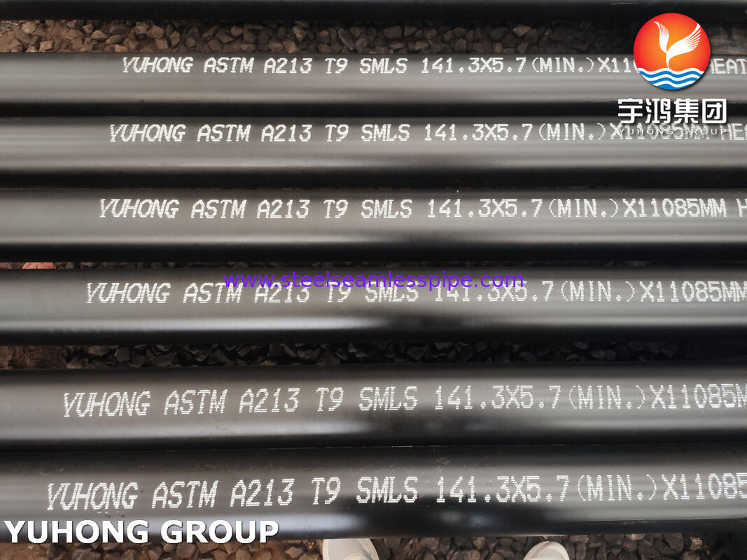 Ống thép liền mạch ASTM A213 T9 / UNS K90941 dùng cho bộ quá nhiệt lò hơi và bộ trao đổi nhiệt
