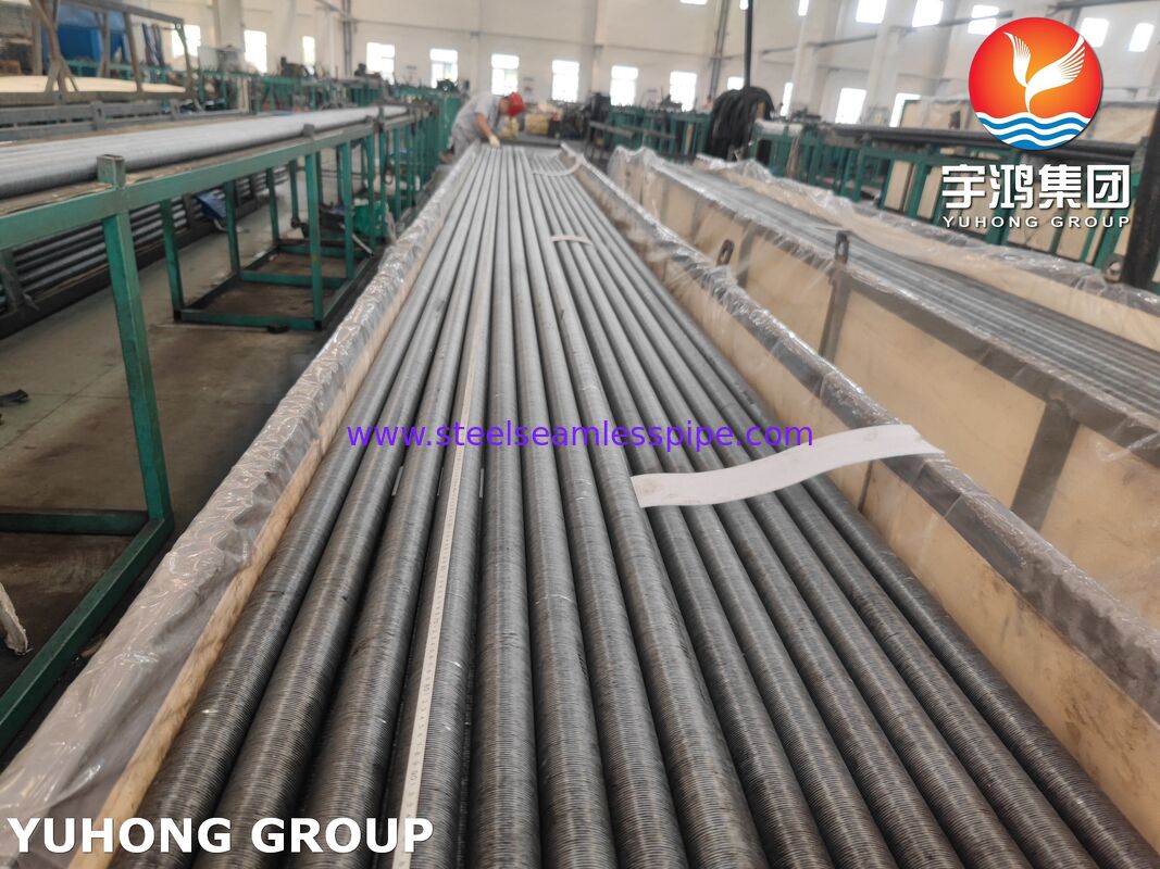 Ống cánh nhúng bằng thép carbon ASME SA209 với cánh AL1060 cho bộ trao đổi nhiệt