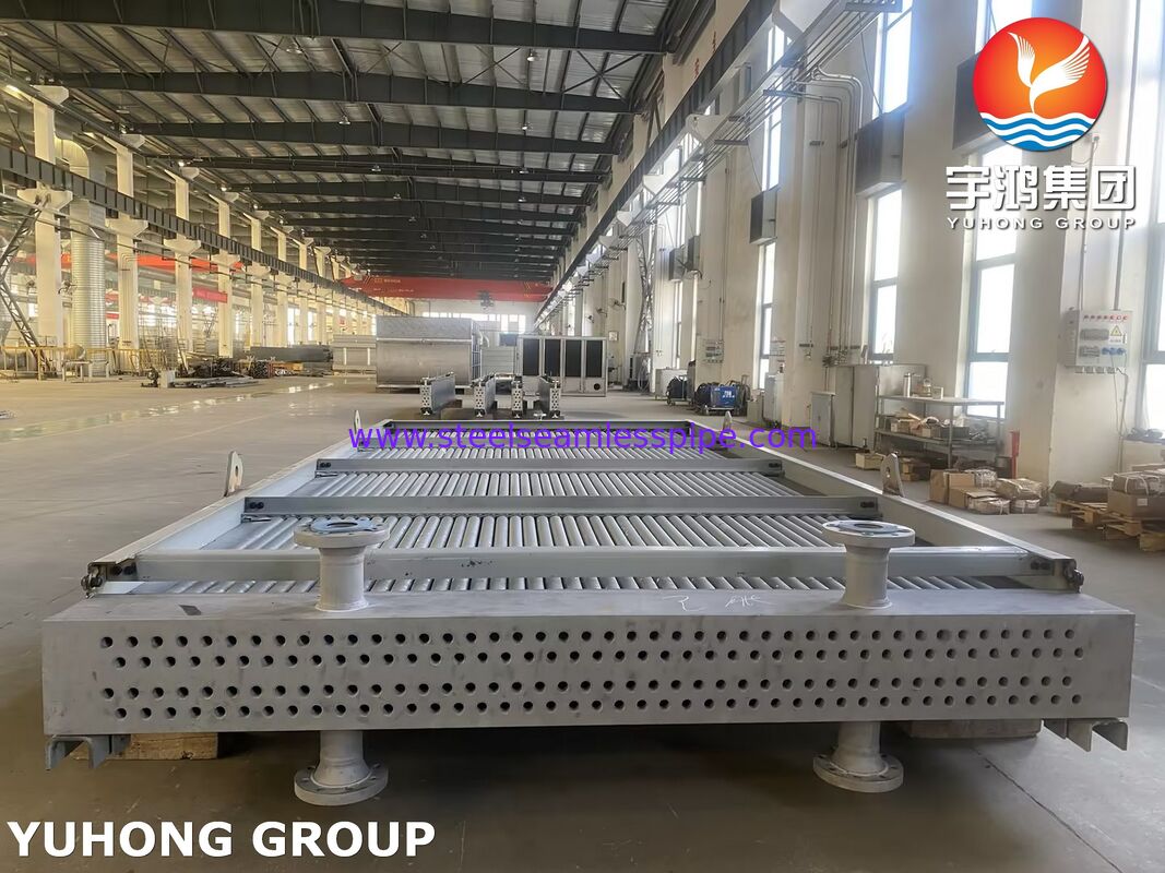 Bó ống làm mát không khí Monel 400 với cánh tản nhiệt nhôm đùn và ống liền mạch ASME SB163