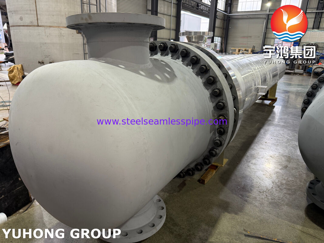 Bộ trao đổi nhiệt đầu nổi kiểu AES có đóng dấu ASME U với ống TP316L cho dịch vụ khắc nghiệt