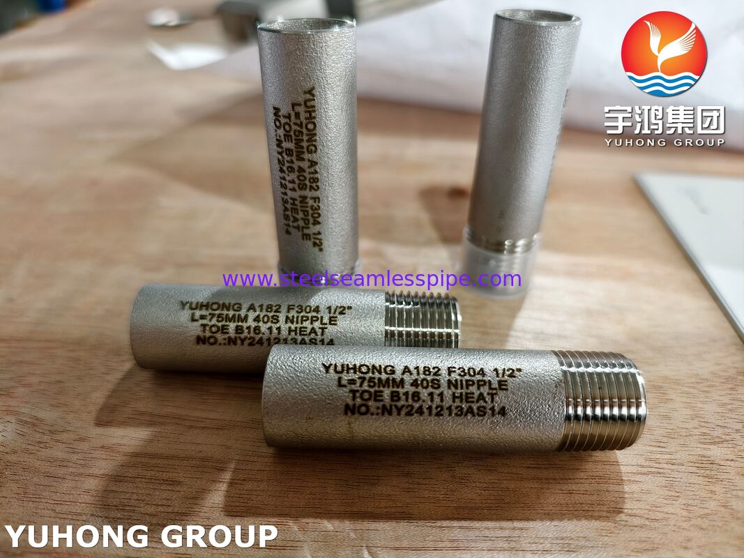 ASTM A182 F304 1.4301 SW Phụ kiện giả mạo, núm vú, chân tay, áo, khuỷu tay, nối MSS SP-97