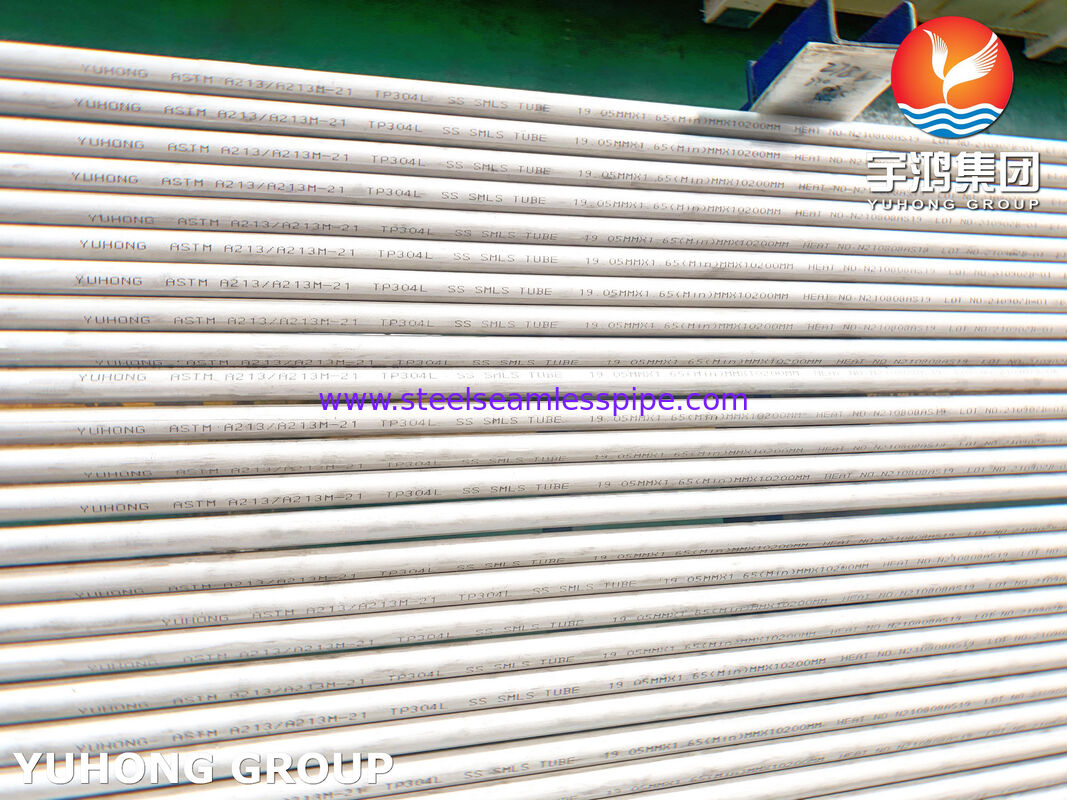 ASTM A213 TP304L 03Х18Н11 Low Carbon Corrosion Resistant Stainless Steel Seamless Heat Exchanger Tube