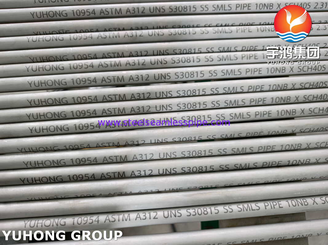 Ống thép liền mạch ASTM A312 UNS S30815 chịu nhiệt độ cao & chống oxy hóa cho ứng dụng bộ trao đổi nhiệt & lò nung