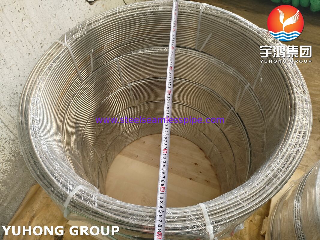 Ống cuộn ủ sáng bằng thép không gỉ ASTM A269 TP316 / TP316L cho môi trường có khả năng ăn mòn