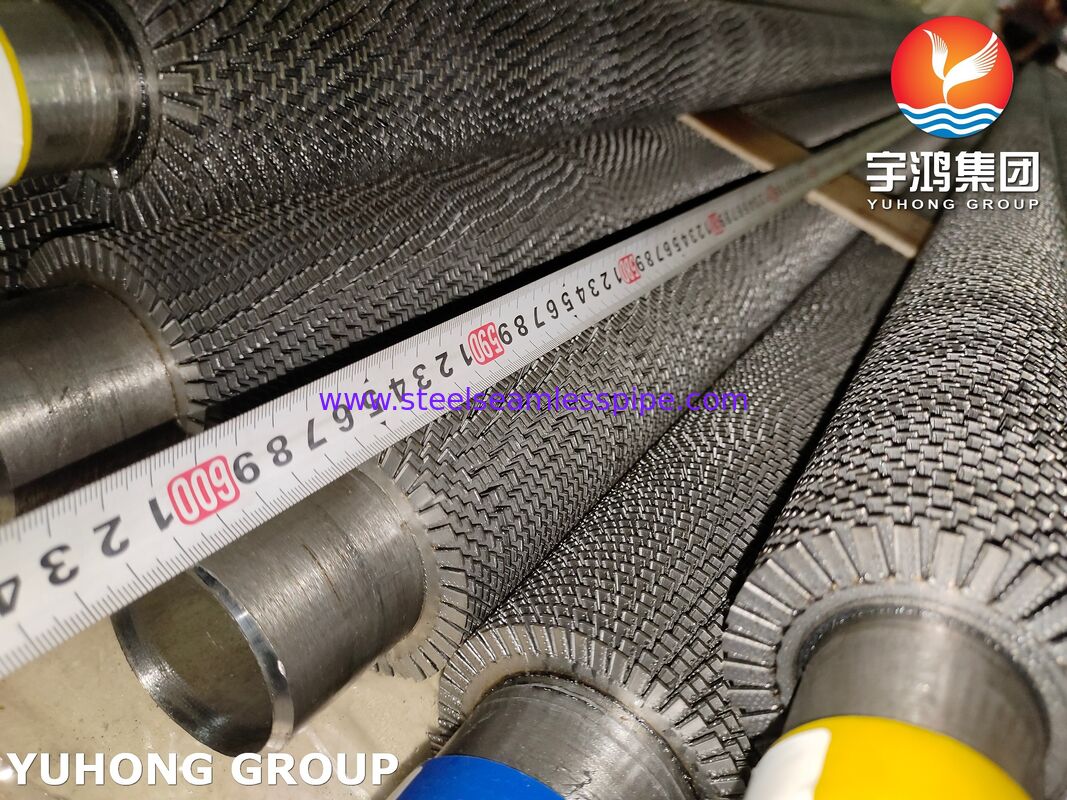 Ống cánh tản nhiệt răng cưa | Hàn tần số cao | Ống cơ sở T22 & Cánh CS cho HRSG / Lò hơi