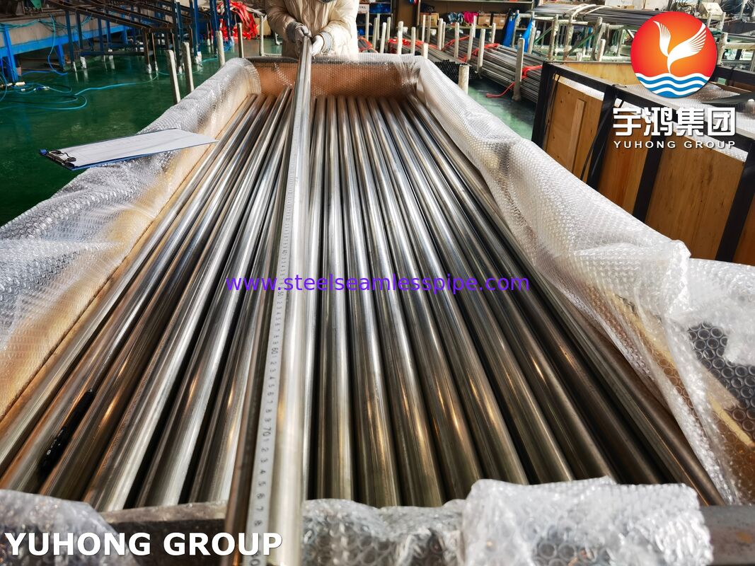 Bụi lò sưởi sáng ASTM A249 TP304 Bụi hàn bằng thép không gỉ cho máy trao đổi nhiệt