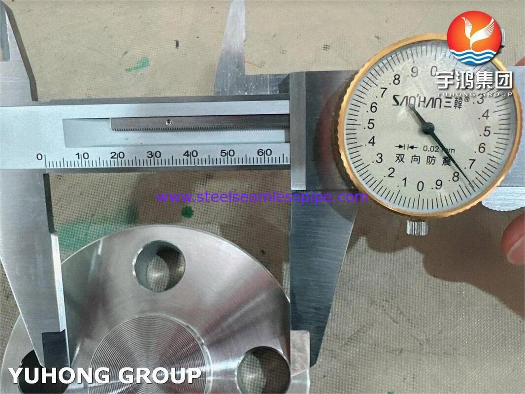 Mặt bích bằng thép không gỉ song công ASTM A182 F53 Mặt bích rèn mù B16.5