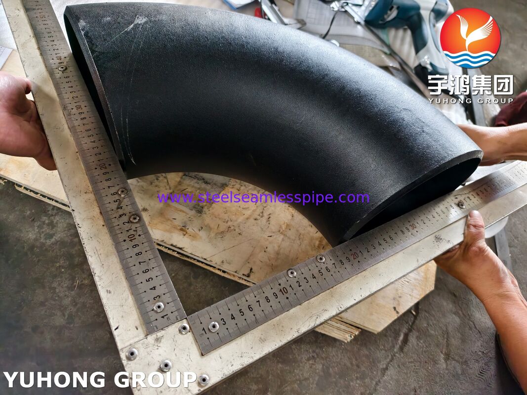 ASTM A420 WPL6-S 90 ° Long Radius Elbow Wrought Carbon Steel Cho Dịch vụ Nhiệt độ thấp