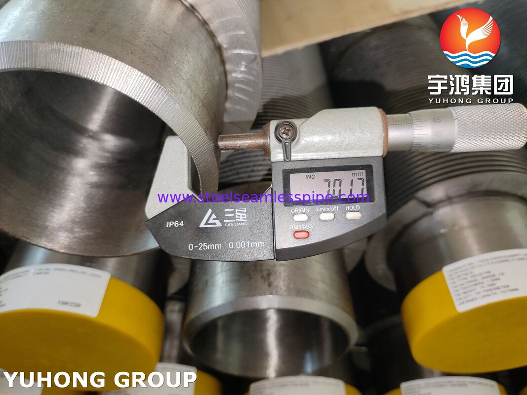 A335 P9 HFW ống có vây cho máy trao đổi nhiệt nhiệt độ cao Vây thép carbon
