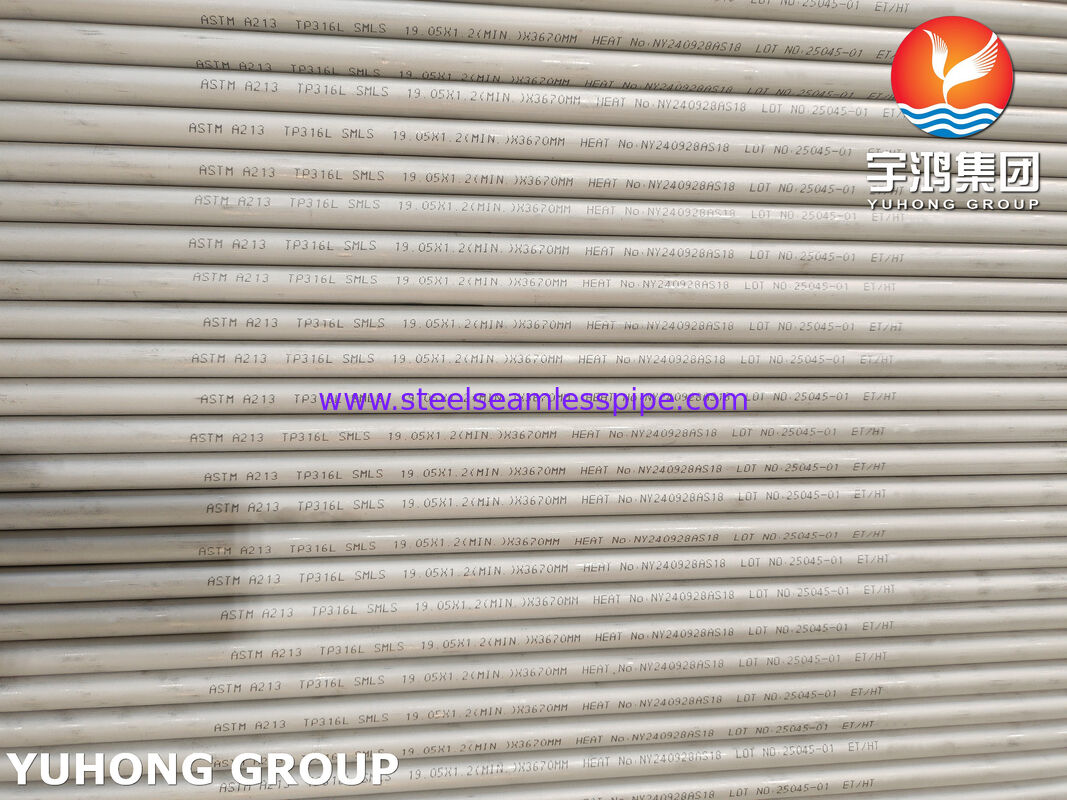 ASTM A213 TP316L ống thép không gỉ liền mạch - Thể loại công nghiệp cho các ứng dụng chống ăn mòn cao